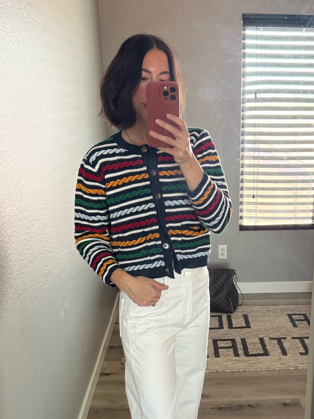 La Ligne x Target Multicolor Striped Knit Cardigan